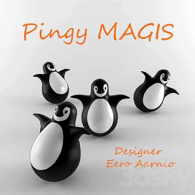 Children’s toy penguin from MAGIS 3ds Max - thumbnail 1