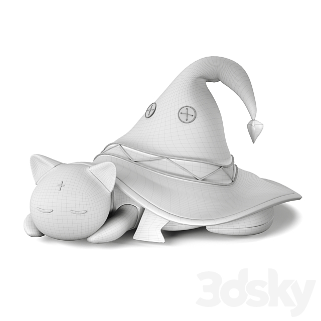 Chomusuke cat 3DSMax File - thumbnail 4