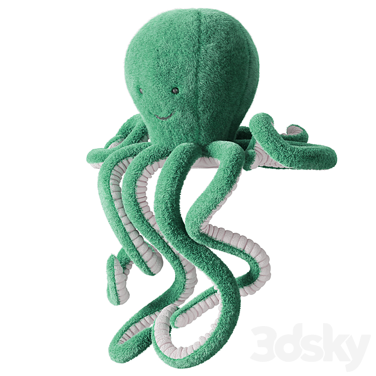 Crate & Kids Jellycat Storm Octopus Large for shelf 3DS Max - thumbnail 2