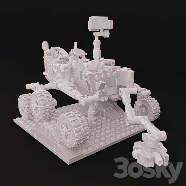 Curiosity LEGO 3DS Max Model - thumbnail 3