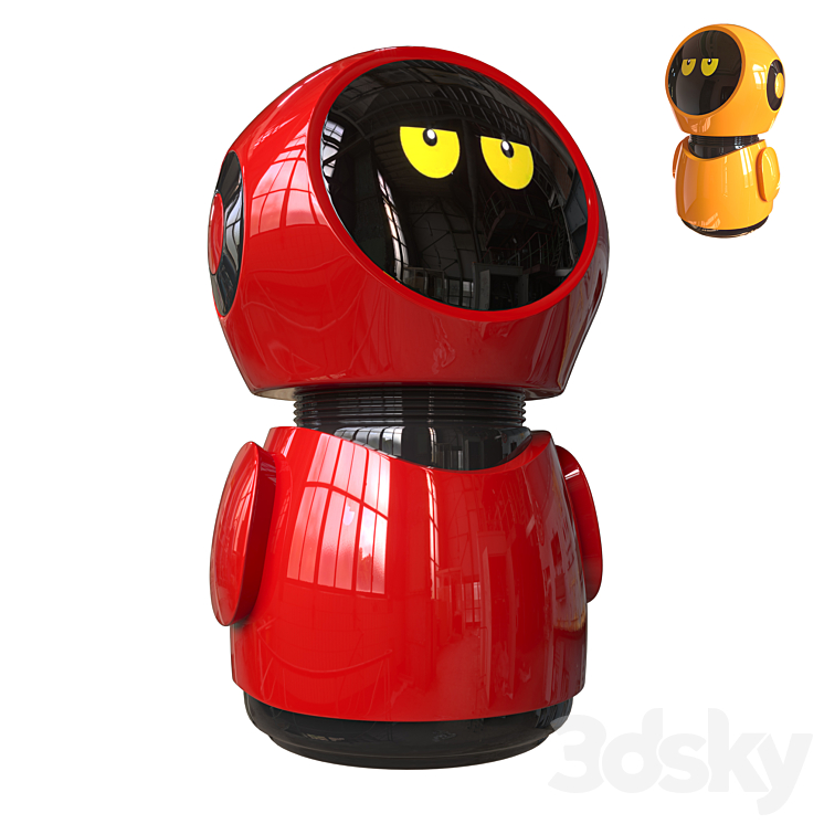 cute robot 3DS Max - thumbnail 1