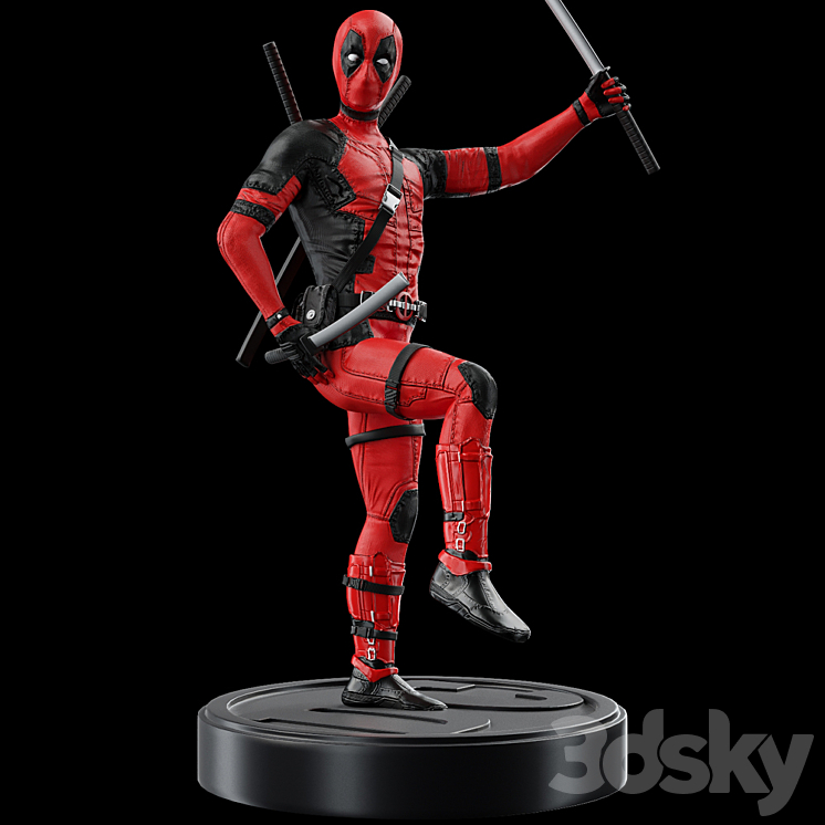 DEADPOOL 3DS Max - thumbnail 1