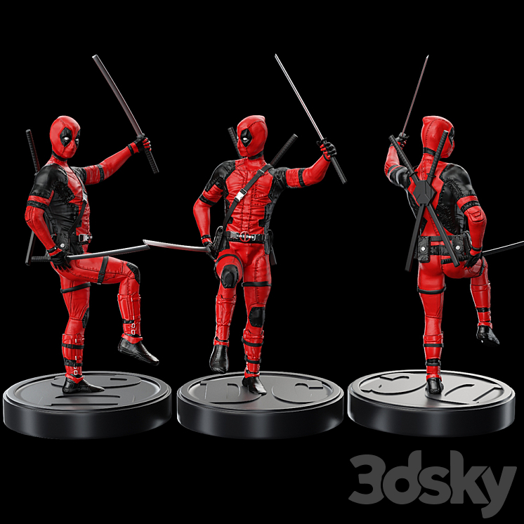 DEADPOOL 3DS Max - thumbnail 2