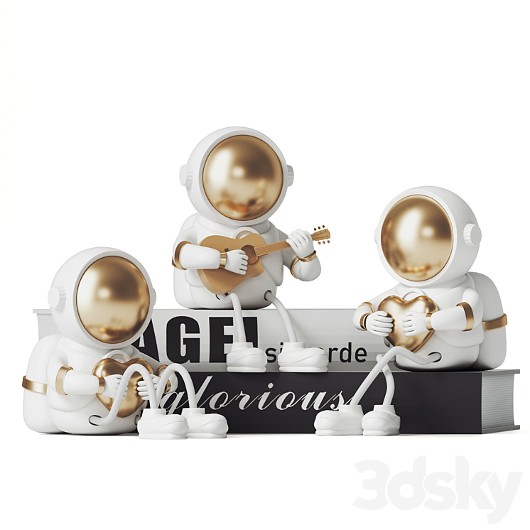 Decorative Astronaut 3DS Max - thumbnail 1