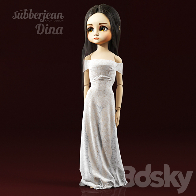 Dina doll Subberjean 3DSMax File - thumbnail 1