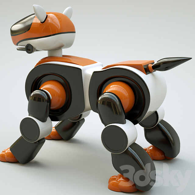 Dog Robot 3DSMax File - thumbnail 2