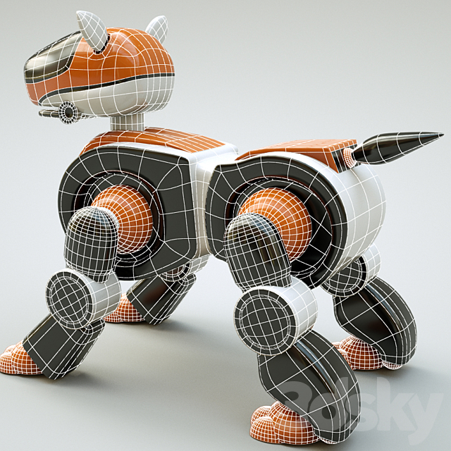 Dog Robot 3DSMax File - thumbnail 3