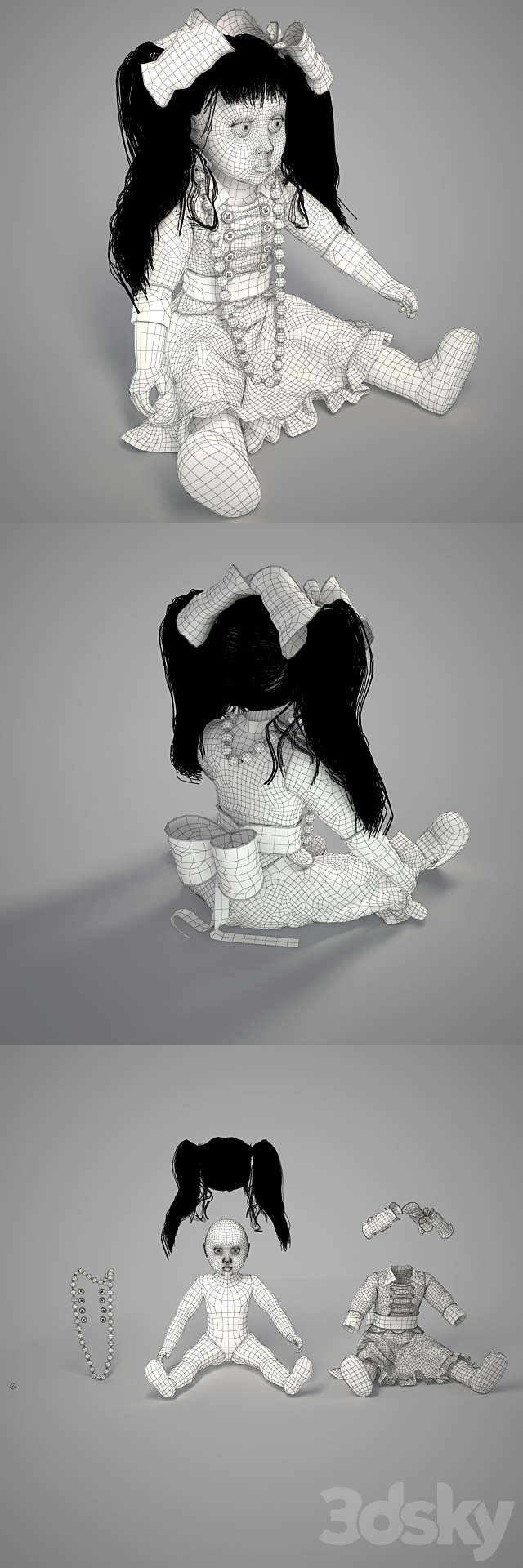 Doll 3DSMax File - thumbnail 3