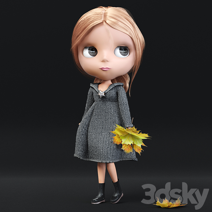 Doll Maroussia 3DS Max - thumbnail 1