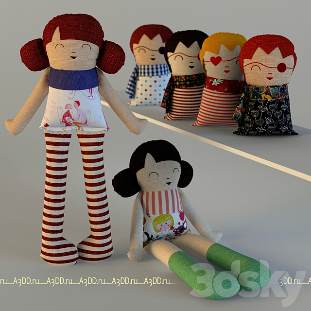 Dolls 3ds Max - thumbnail 1