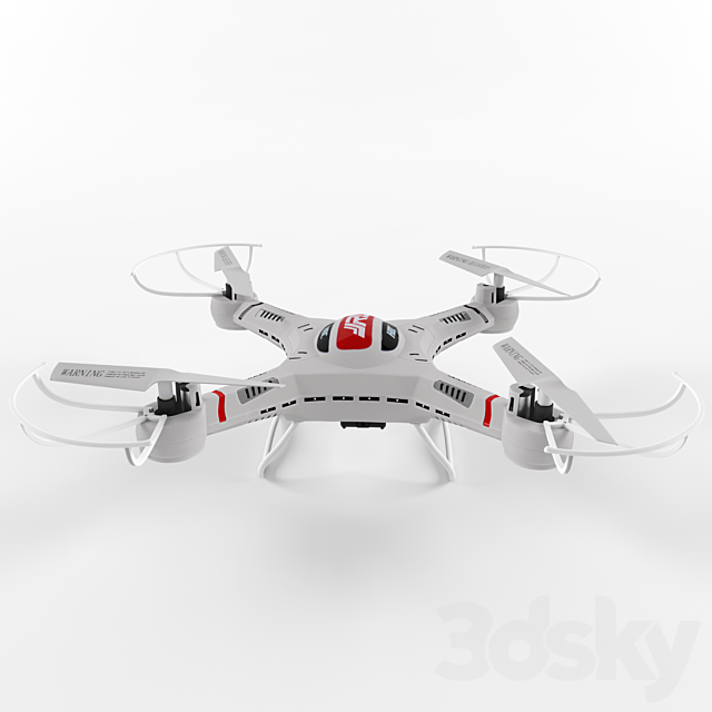 Drone JJRC H8C 3DSMax File - thumbnail 1