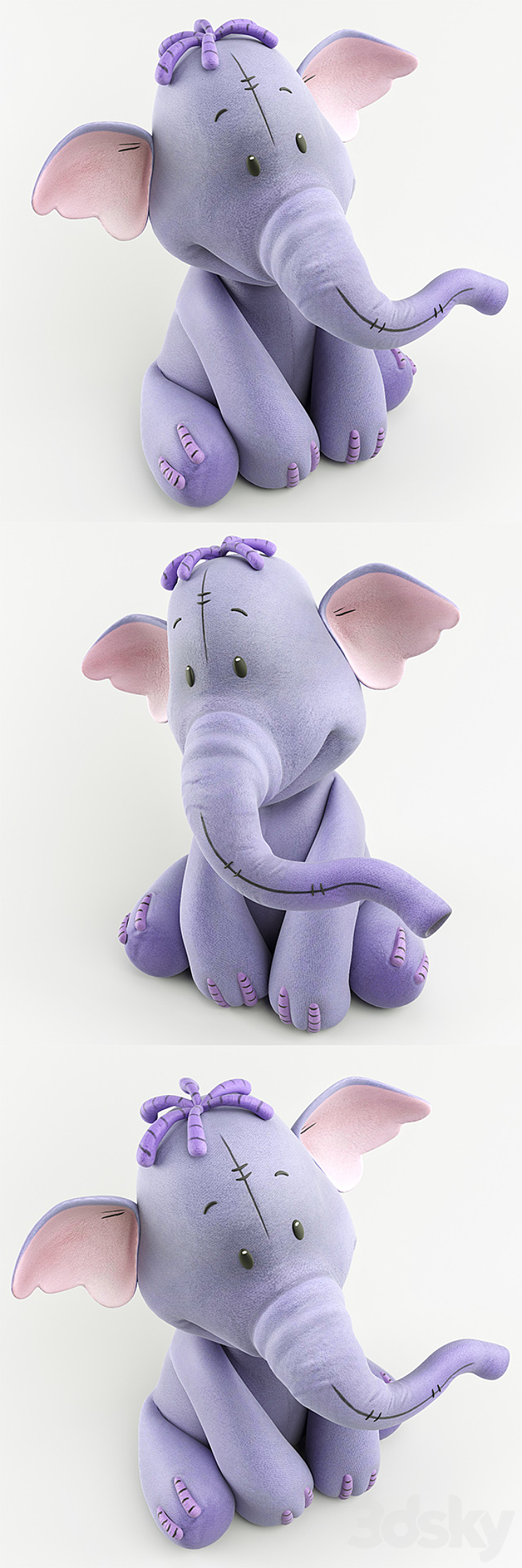 Elephant 3DS Max - thumbnail 2