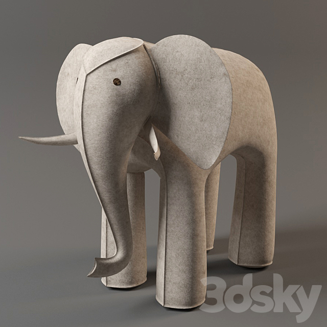 Elephant from Restoration Hardware 3DSMax File - thumbnail 1