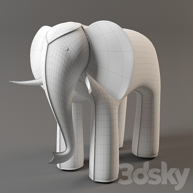 Elephant from Restoration Hardware 3DSMax File - thumbnail 3