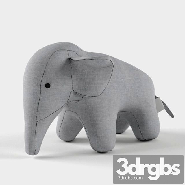 Elephant Toy 3dsmax Download - thumbnail 1