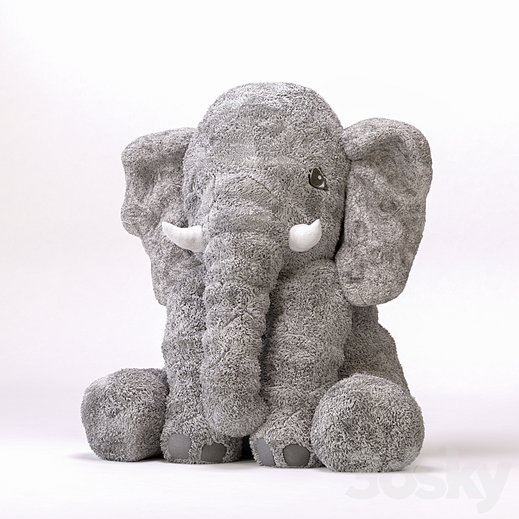 ELEPHANT YETTESTOR IKEA 3DS Max - thumbnail 2