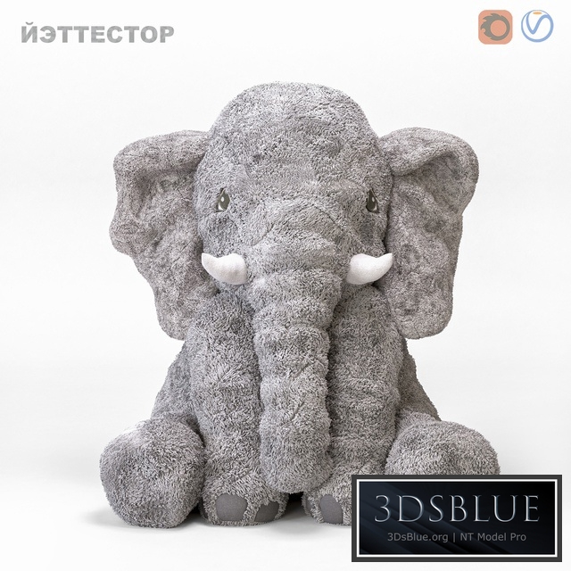 ELEPHANT YETTESTOR IKEA 3DS Max - thumbnail 3