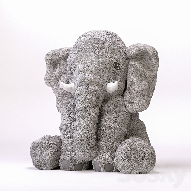 ELEPHANT YETTESTOR IKEA 3DS Max Model - thumbnail 2