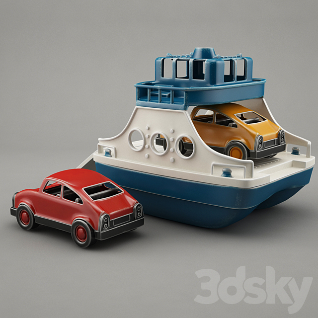 ferry toy 3DSMax File - thumbnail 2