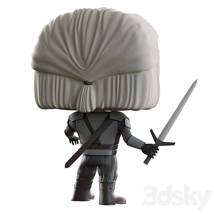 Figurine The Witcher Funko Pop 3DS Max - thumbnail 2