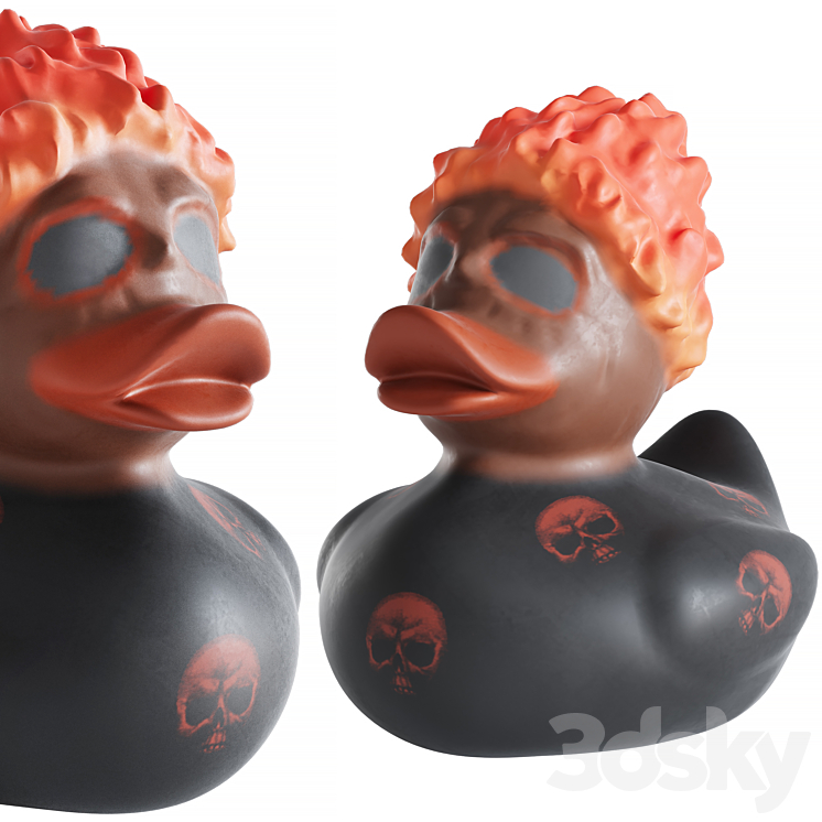 fire duck 3DS Max Model - thumbnail 1