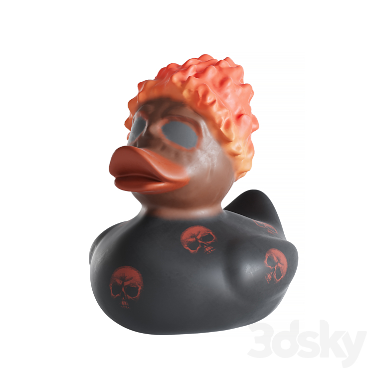 fire duck 3DS Max Model - thumbnail 2