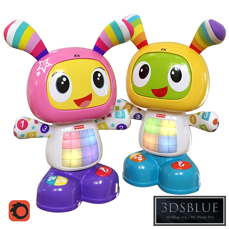 Fisher-Price Bibo & Bibel 3DS Max - thumbnail 3