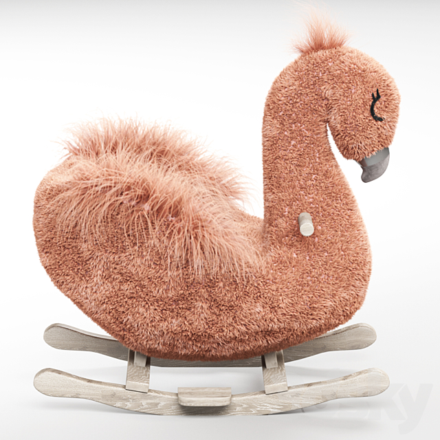 Flamingo rocker 3DS Max Model - thumbnail 3