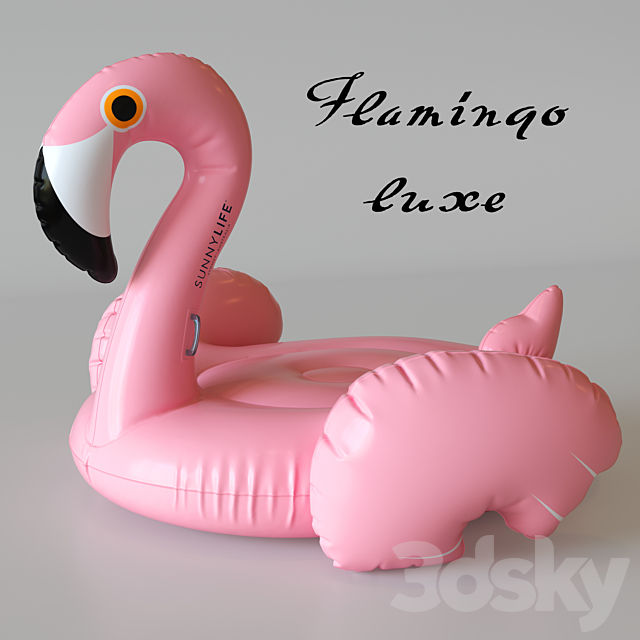 Float inflatable – Flamingo luxe 3DSMax File - thumbnail 1