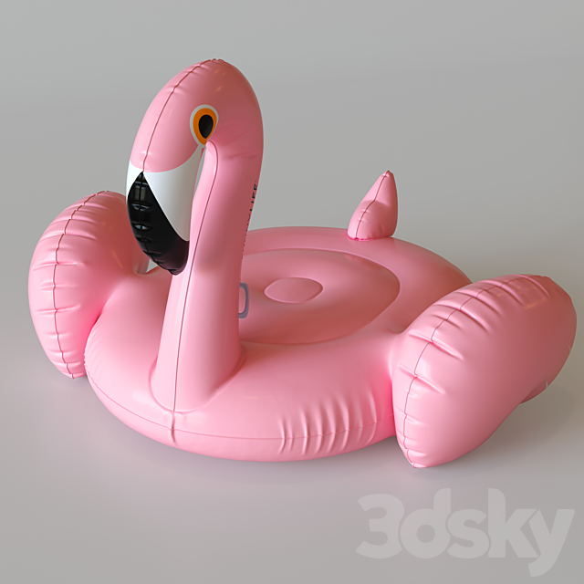 Float inflatable – Flamingo luxe 3DSMax File - thumbnail 2