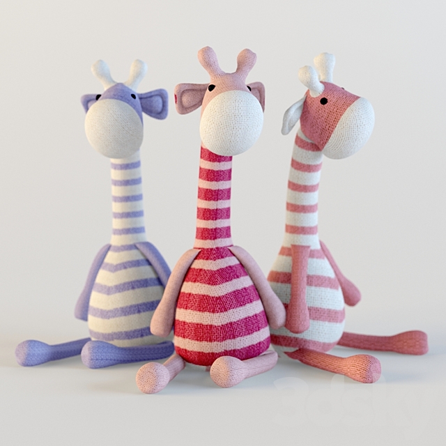 Giraffes textile 3DSMax File - thumbnail 2