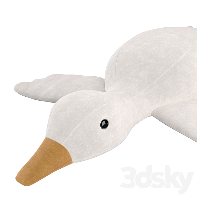 goose hug soft toy 3DS Max Model - thumbnail 2