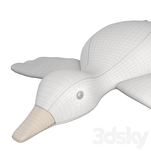 goose hug soft toy 3DS Max Model - thumbnail 3