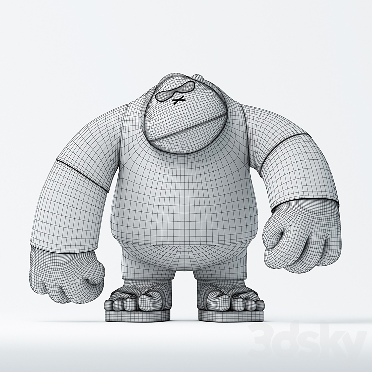 Gorilla 3DS Max Model - thumbnail 2