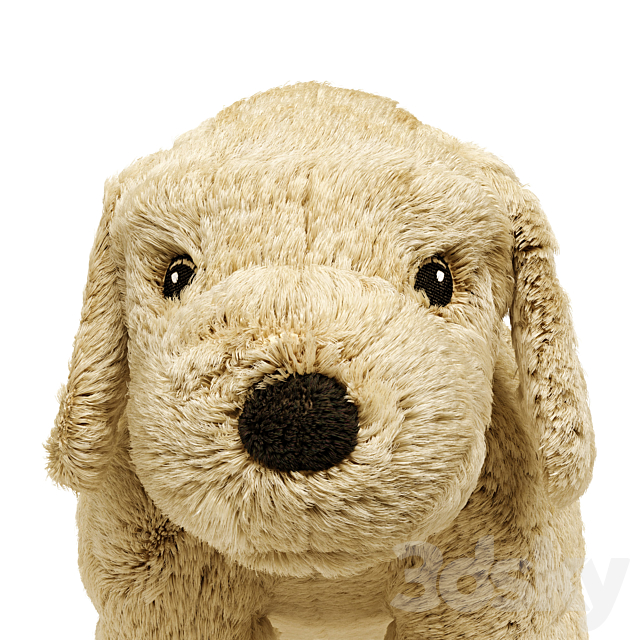 GOSIG GOLDEN Soft toy dog golden retriever 3DS Max Model - thumbnail 2