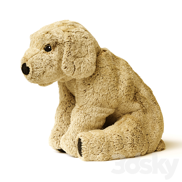 GOSIG GOLDEN Soft toy dog golden retriever 3DS Max Model - thumbnail 3