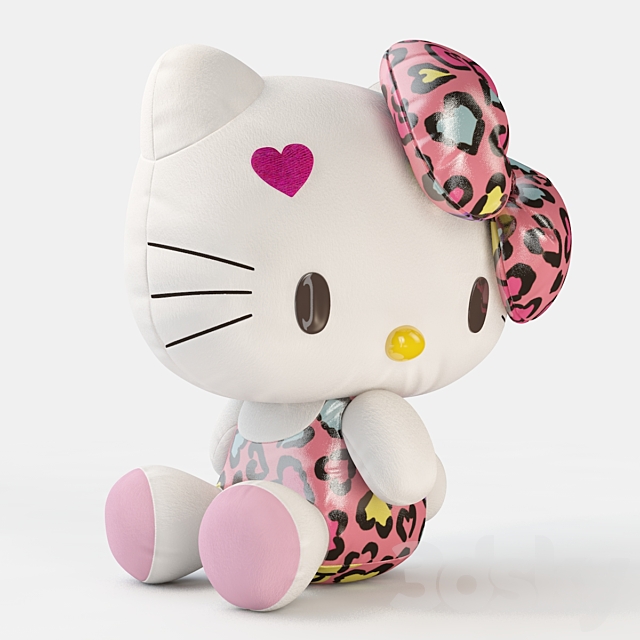 Hello Kitty Toy 3DS Max Model - thumbnail 3