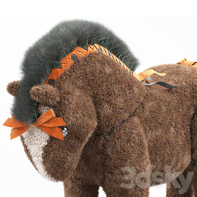 Hermes Hermy horse doll 3DSMax File - thumbnail 3