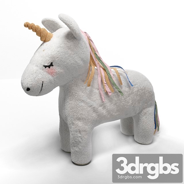 HM Unicorn Toy 3dsmax Download - thumbnail 1