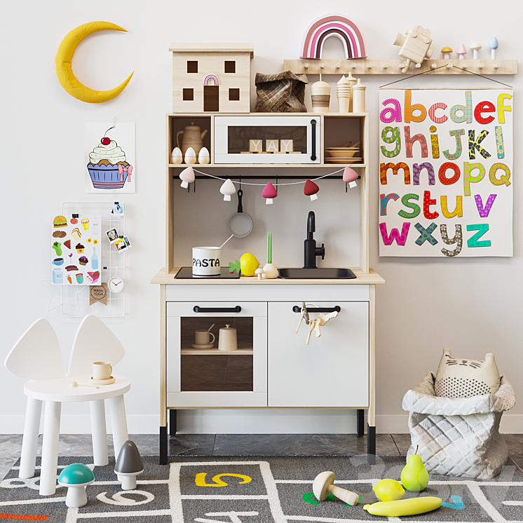 ikea Children's kitchen DUKTIG DUKTIG 3DS Max - thumbnail 1