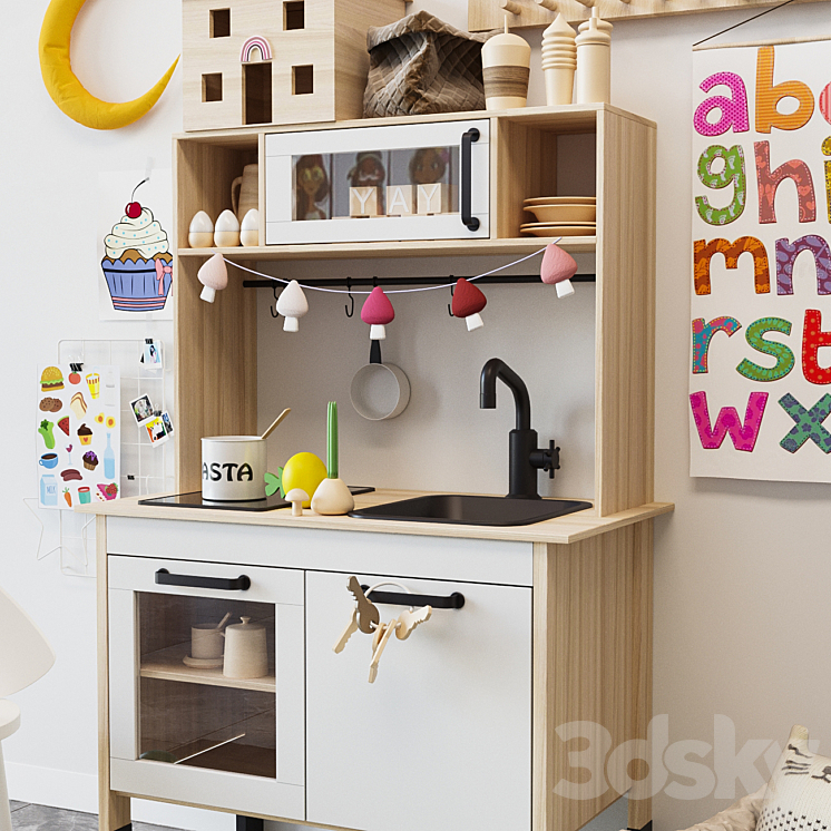 ikea Children's kitchen DUKTIG DUKTIG 3DS Max - thumbnail 2