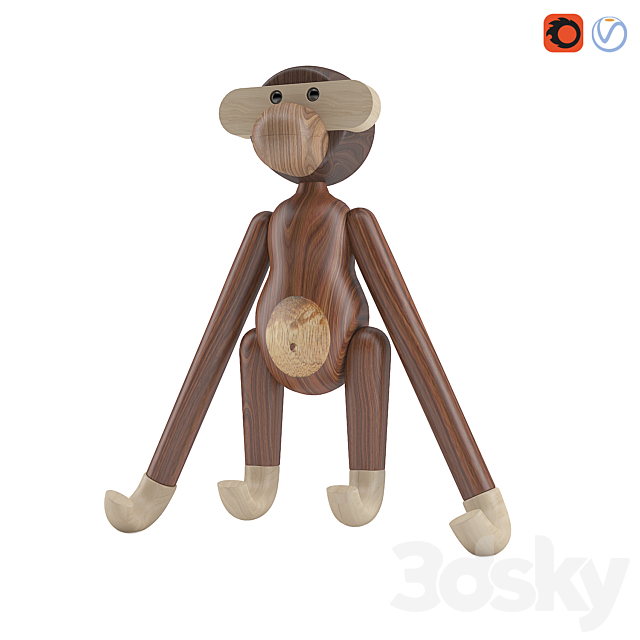 Kaj Bojesen woodtoys 3DS Max Model - thumbnail 3