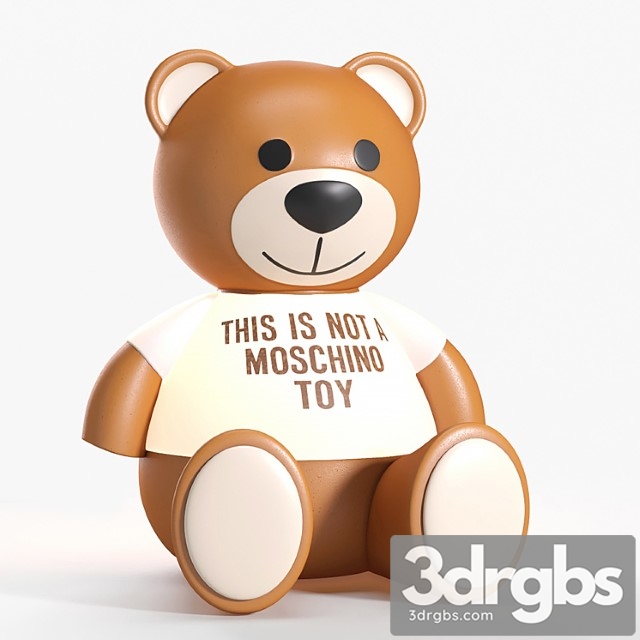 Kartell Moschino Bear Toy Lamp 3dsmax Download - thumbnail 1