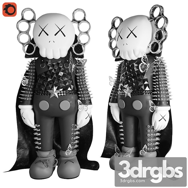 Kaws Dark 3dsmax Download - thumbnail 1