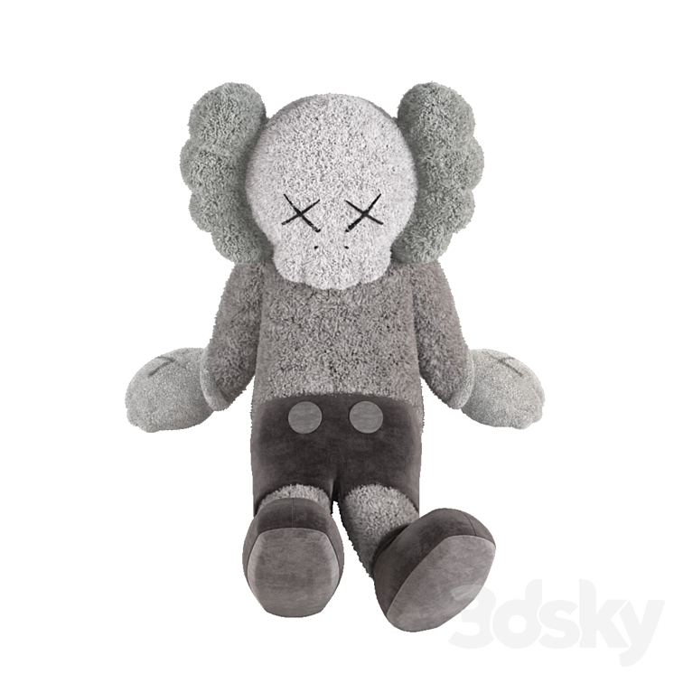 kaws doll 3DS Max - thumbnail 2