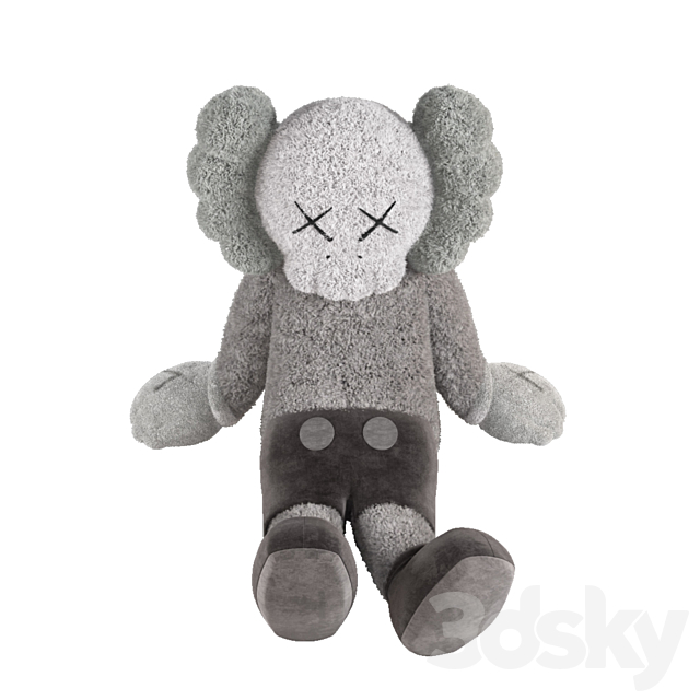 kaws doll 3DSMax File - thumbnail 2