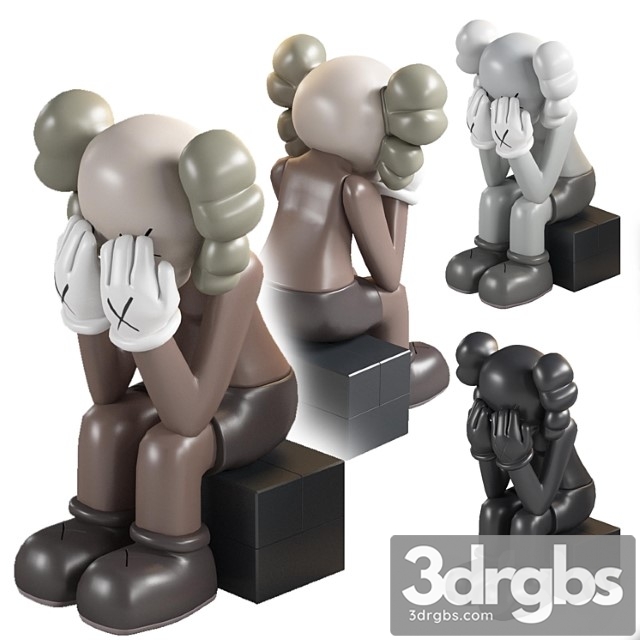 Kaws Passing Through 3dsmax Download - thumbnail 1