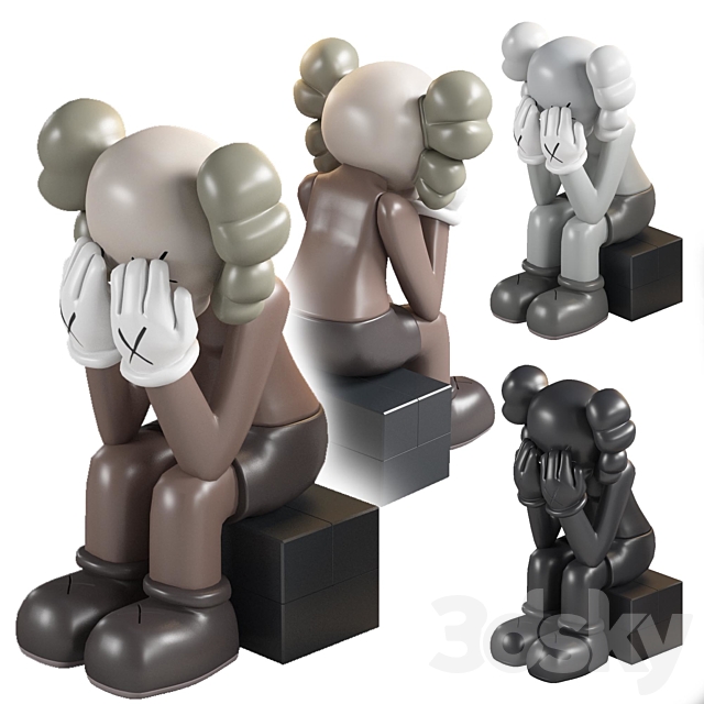 kaws Passing Through 3DSMax File - thumbnail 1