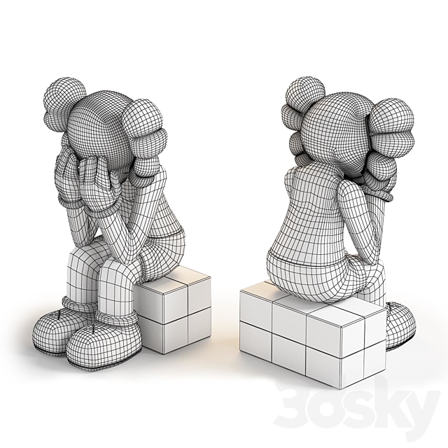 kaws Passing Through 3DSMax File - thumbnail 3