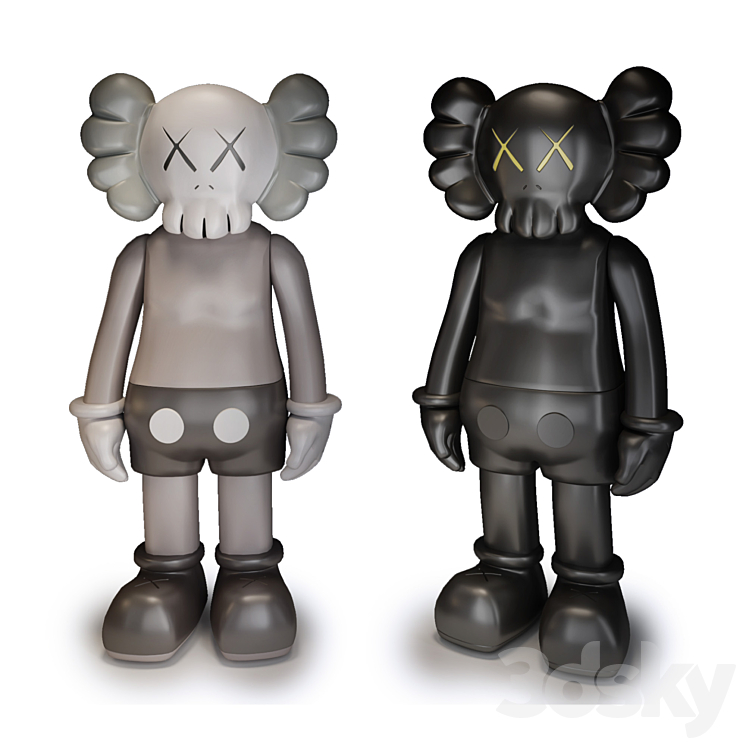 Kaws Toys 3DS Max - thumbnail 1